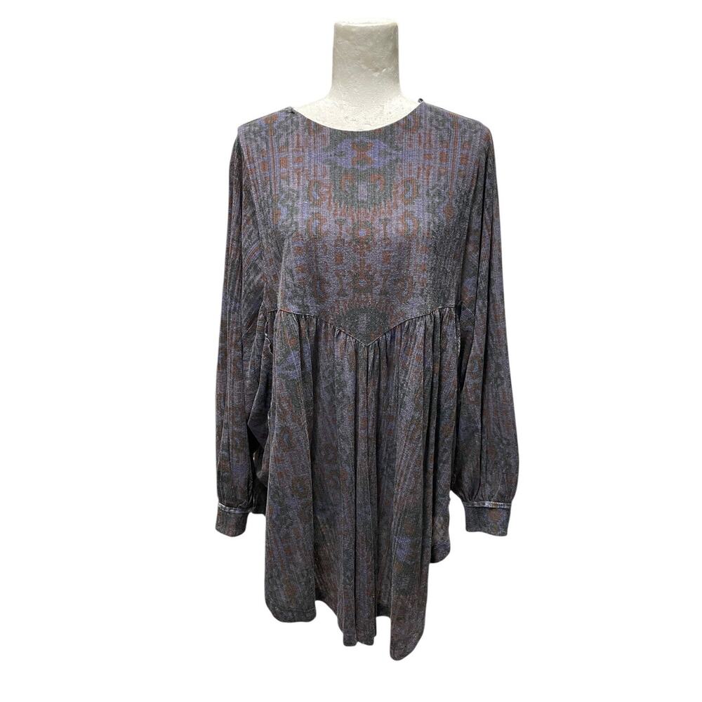Free People Revolve This Is It Tunic Dress Grunge Boho Oversized Small - Picture 3 of 7
